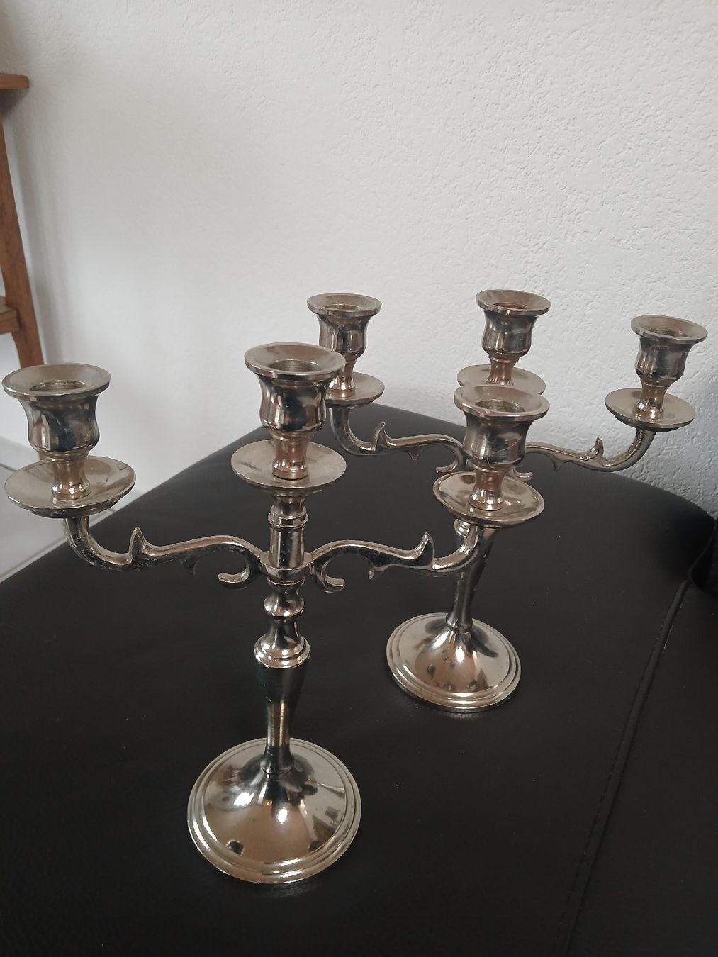 Portacandele: 2 chandeliers en alu – Usato da Corcelles-Payerne venduto da evalyne 2