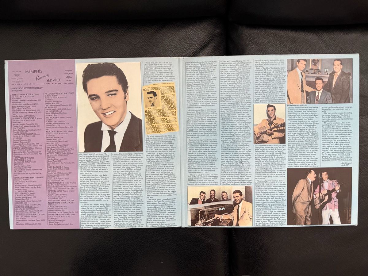 Schallplatten: Elvis Presley The Complete Sun Sessions LP mit Poster – Gebraucht aus Goldach von Donpancho 4