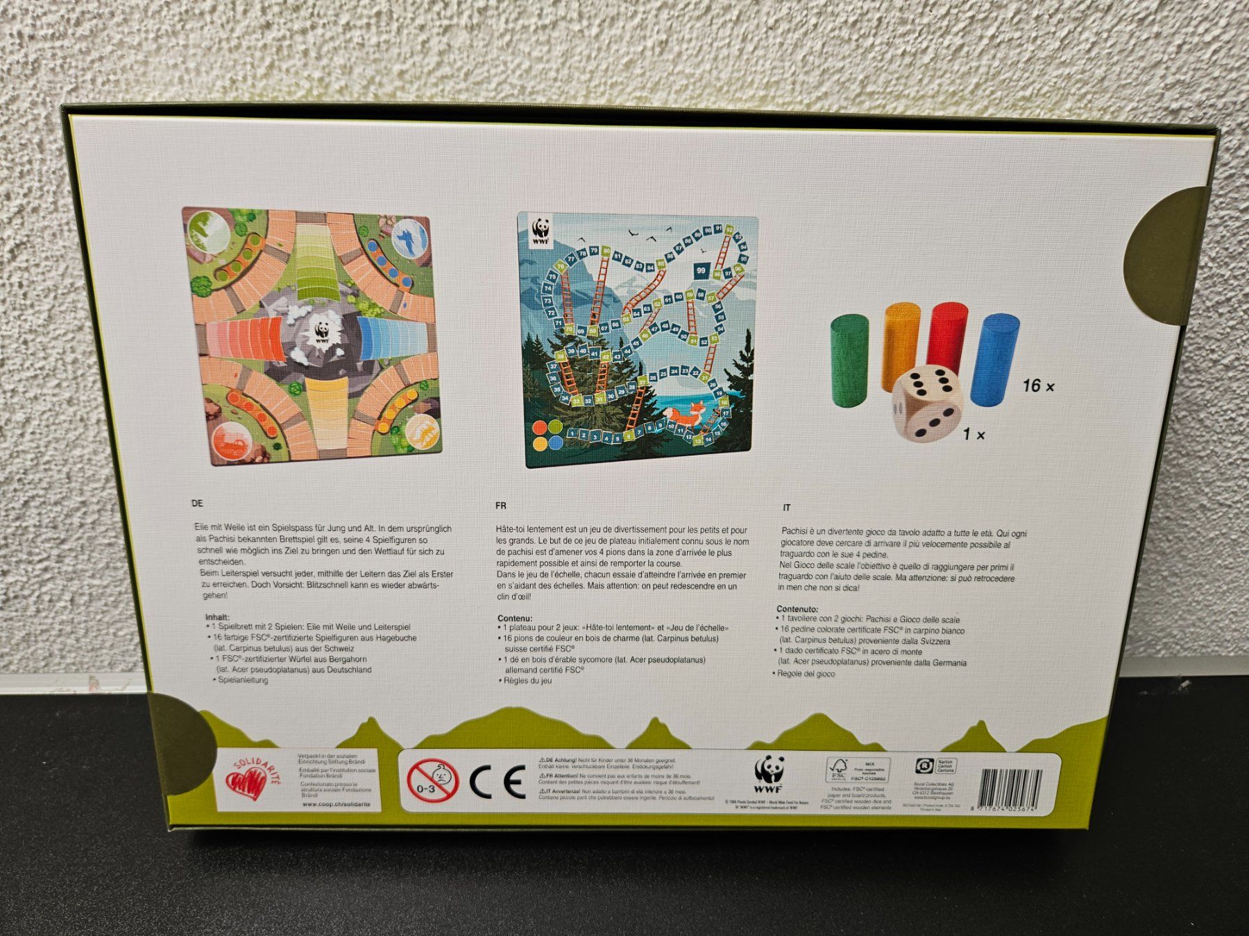 Giochi: Neu - WWF - Eile mit Weile - Leiterlispiel – Nuovo e nell'imballaggio originale da Dagmersellen venduto da Jarsetz_Restposten 1