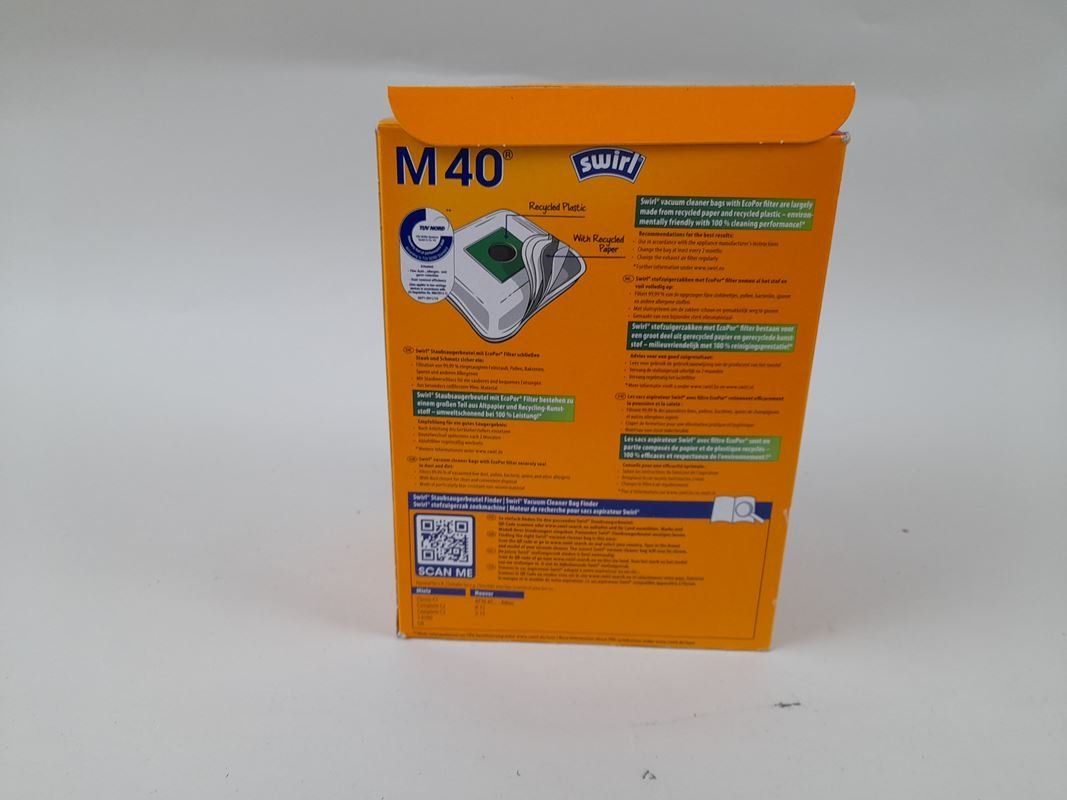 Altro per la casa: SWIRL Staubsaugerbeutel M40 10er Packung – Nuovo (secondo la descrizione) da Liebefeld venduto da Restwert_Liebefeld 1
