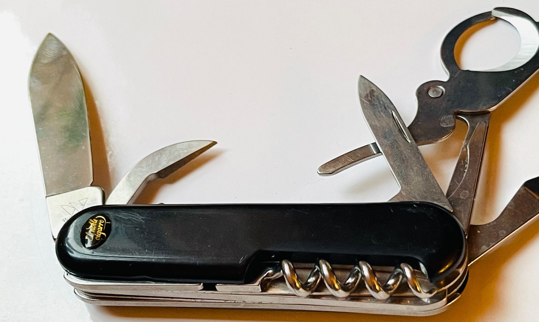 Wenger Coltelli tascabile: WENGER Knife Cutter DANNEMANN , Zigarren , schwarz – Usato da Basel venduto da TOMFAN 3