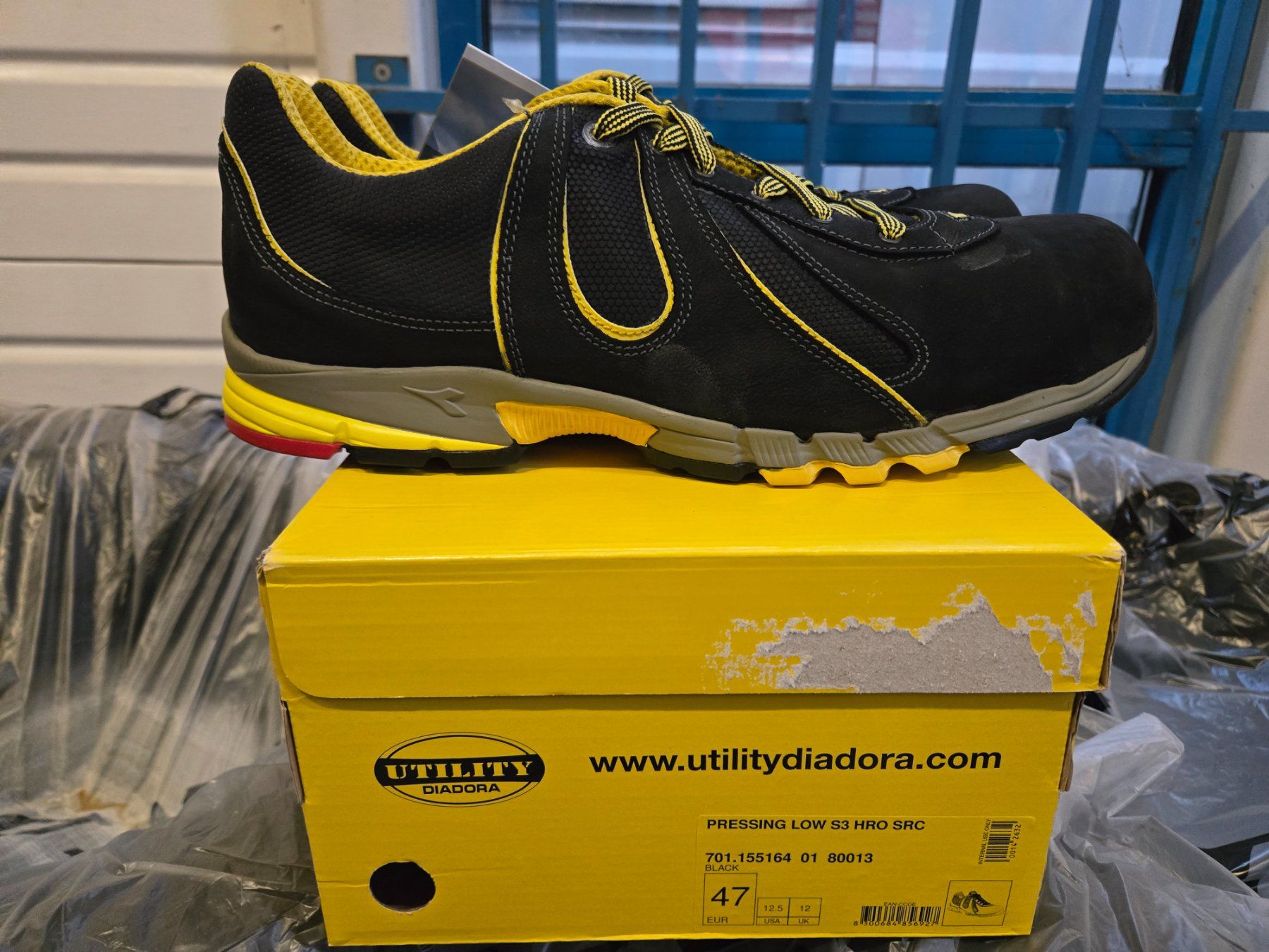 Diadora Scarpe da uomo: Chaussures Diadora Pressing noir S3 – Nuovo (secondo la descrizione) da fully venduto da Coimpa99