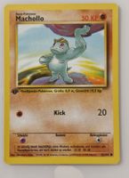 Pokemon, Machop, Base Set, 52/102, 1st Edition