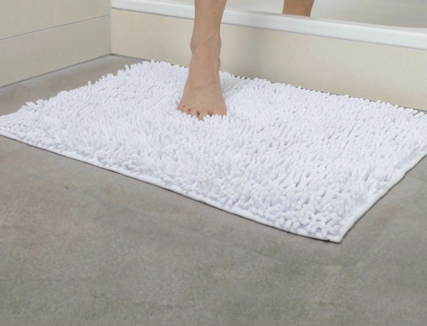 Teli da bagno: Mikrofaser-Badematte mit Anti-Rutsch – Nuovo e nell'imballaggio originale da Wetzikon ZH venduto da Armend-08