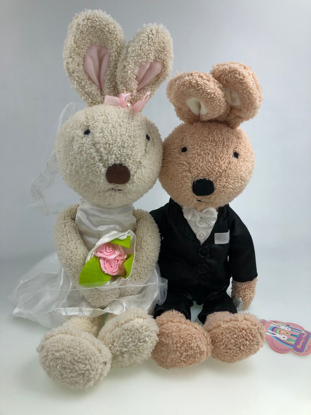 Giocattoli: Hasen Hochzeit Plüschtiere 40cm – Nuovo e nell'imballaggio originale da Schaffhausen venduto da krokodilgena