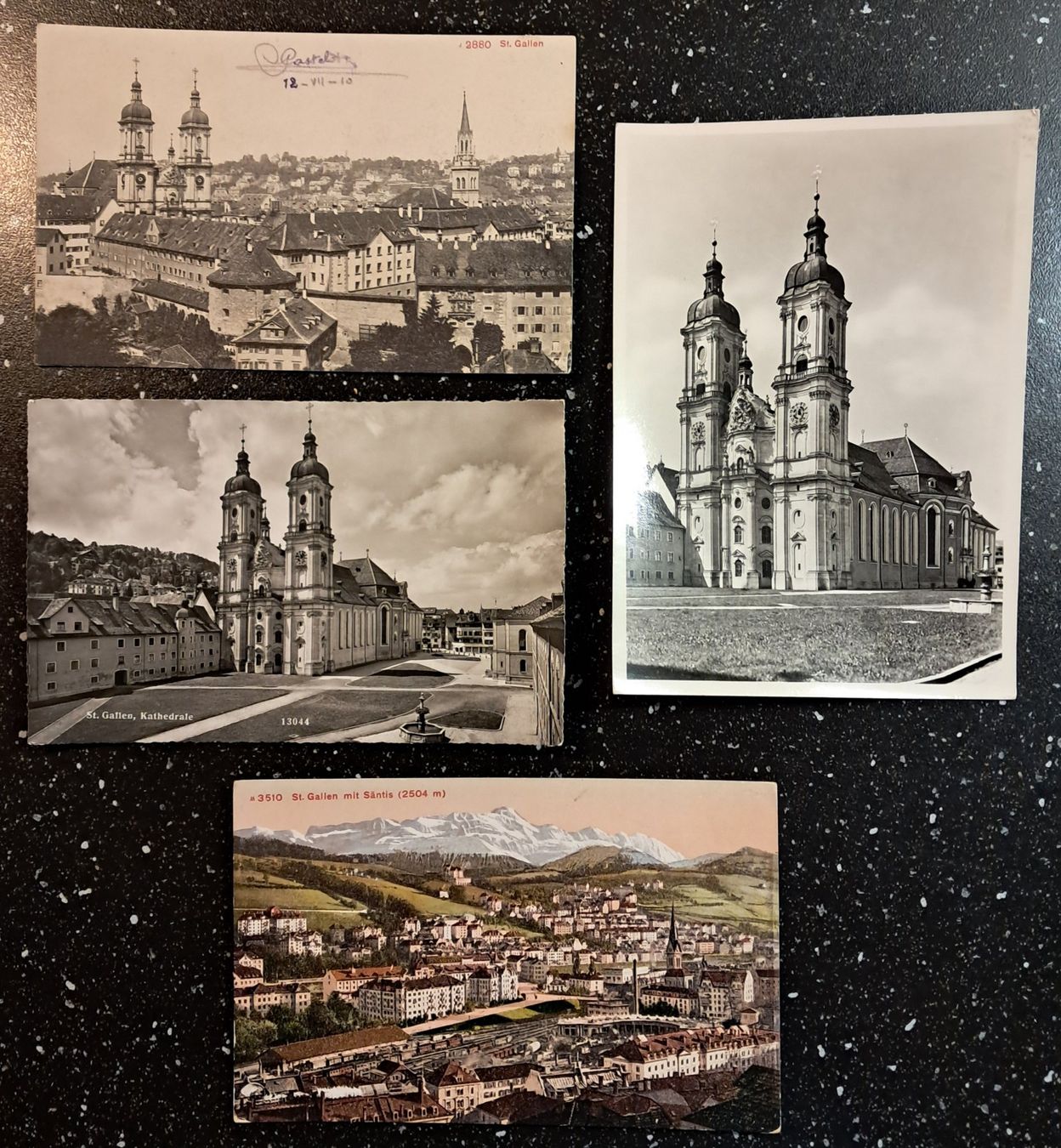 Cartoline postali: 4 AK ST. GALLEN – Usato da Ponto Valentino venduto da giorgia06