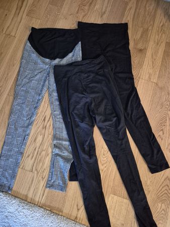 3 Umstandsleggings Gr. 32/34 H&M & Bonprix