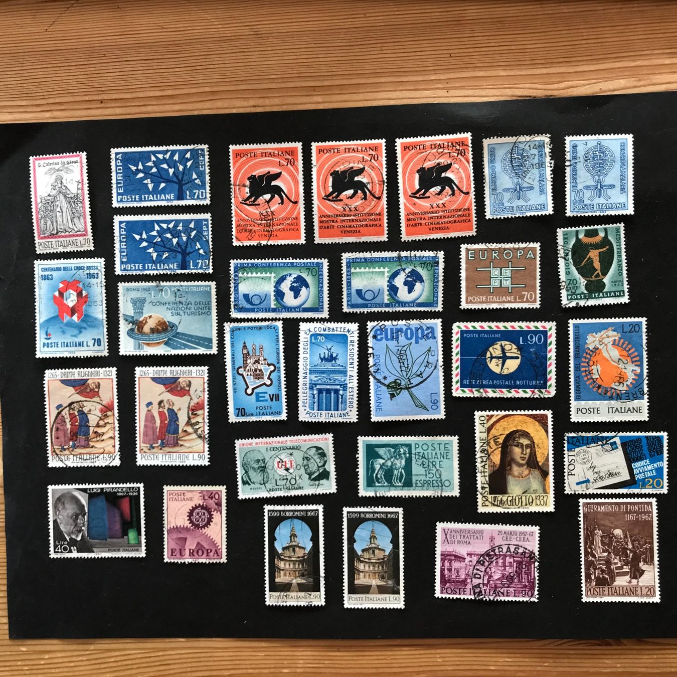 Alle Briefmarken: ITALIEN: ab 1961, kleine Sammlung gest. – Gebraucht aus Uitikon Waldegg von Gooddeal05