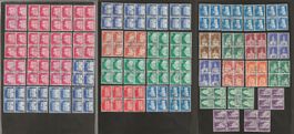 Schweiz 55 Viererblock 1964 Freimarken Katalog 171.-