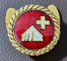 R312 - Reversknopf Schweizer Zelt Camping