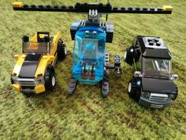 Lego Heli und Fahrzeuge