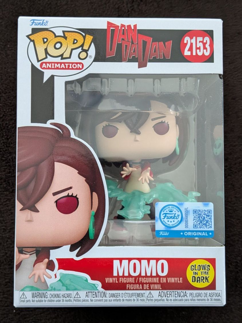 Funko Statuette: Funko Pop! Dan Da Dan - Momo #2153 GitD – Nuovo e nell'imballaggio originale da Obfelden venduto da RCO85