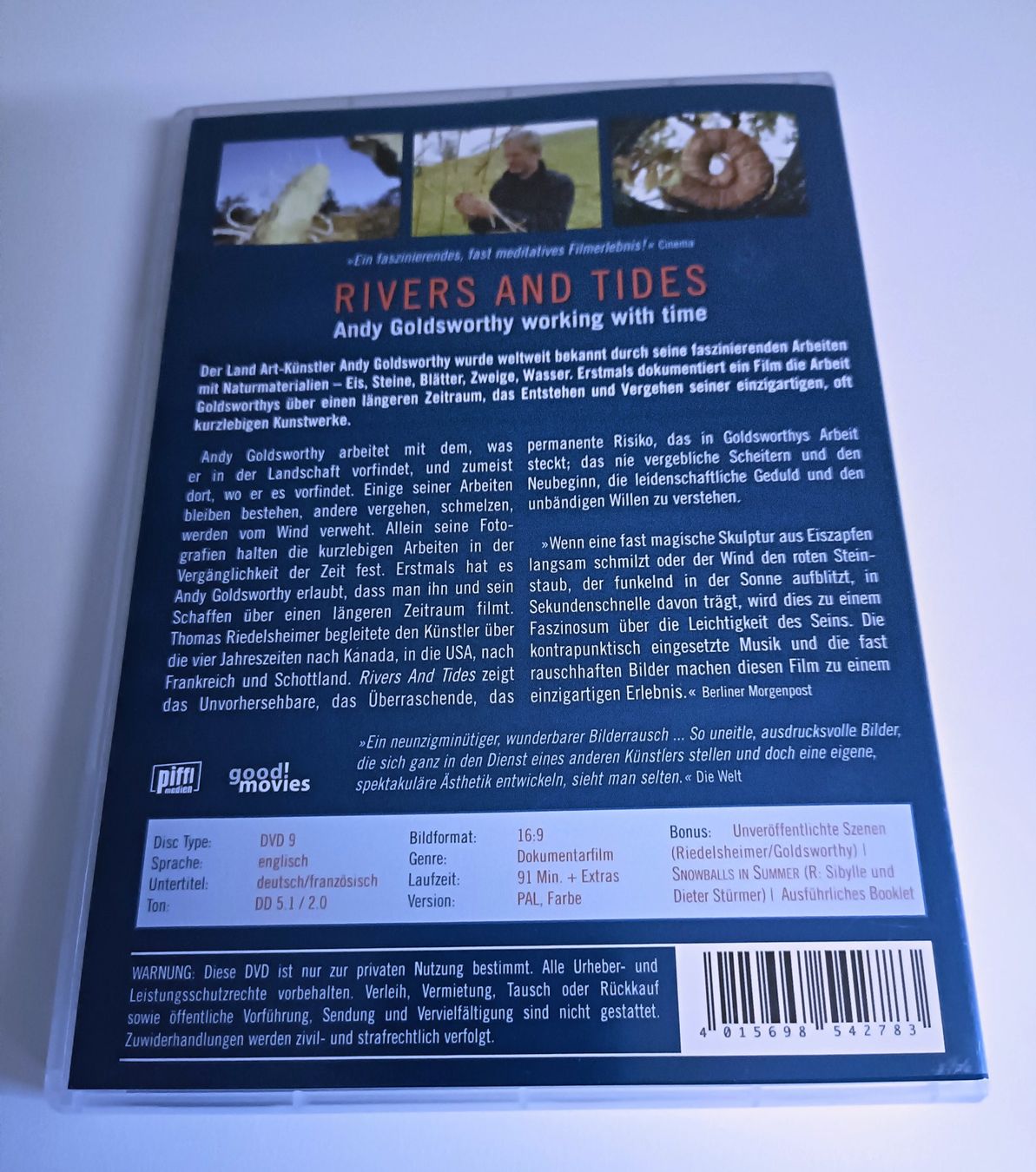 Alle DVDs: Rivers and Tides – Gebraucht aus Köniz von Movieportal007 1