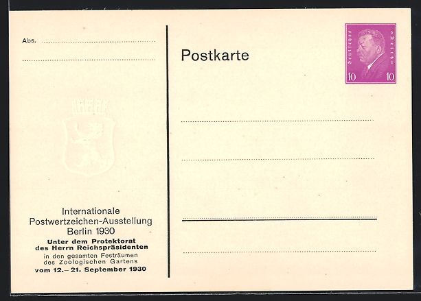 Cancelleria postale: Berlin, Internationale Postwertzeichen-A – Usato da Berlin venduto da bartko-reher