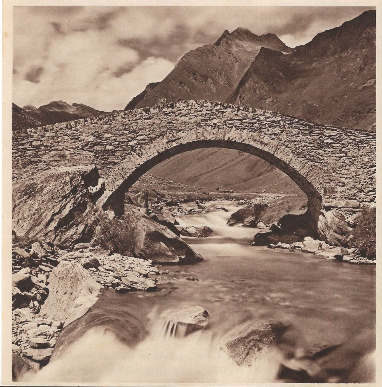 Poster & Bilder: Vintage Albert Steiner, Septimer-Pass, 1937, Kalenderblatt – Gebraucht aus Frauenfeld von Merk52