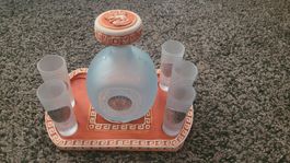 Tequila-Karaffe, mitgebracht aus La Rivera Maya, Mexiko
