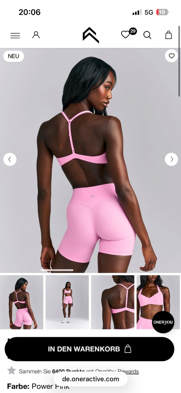 Tops: Oner Active BH Power Pink – Neu und originalverpackt aus Zofingen von Tanner_ 2