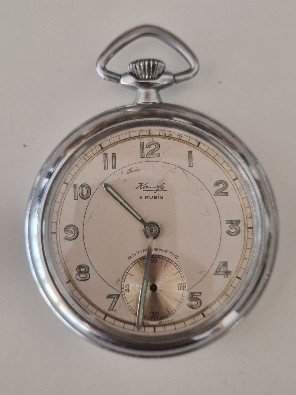 Kienzle Uhren: Vintage "Kienzle" Taschenuhr – Defekt aus Bern von Ak1917