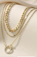 14k vergoldete Kette 3 psc