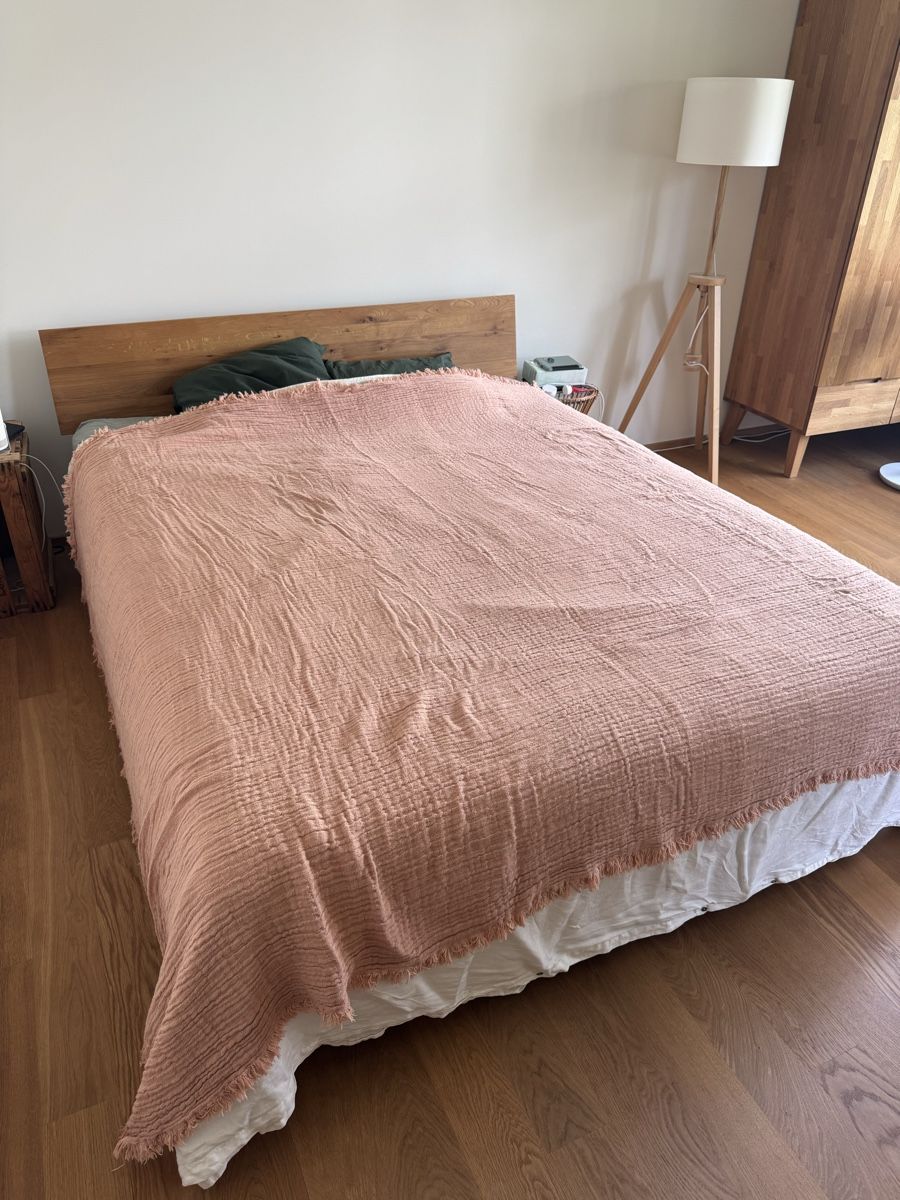 Decken: Baumwolldecke Rosa – Neu (gemäss Beschreibung) aus Basel von tanieli 3