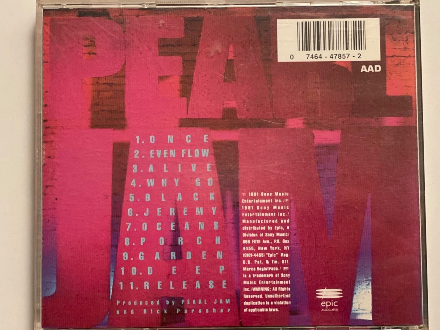 CD: Pearl Jam – Usato da Muri b. Bern venduto da AdidasCollector 3