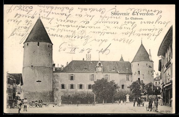 Ansichtskarten: AK Yverdon, Le Château – Gebraucht aus Berlin von bartko-reher