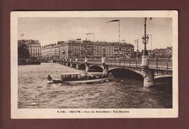 GENEVE - Pont du Mont Blanc - Bateau Mouette