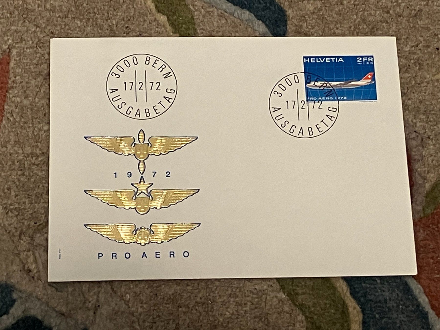 Tutti i francobolli: CH FDC  Swissair 1972 – Usato da Koblenz venduto da Markenhimmel