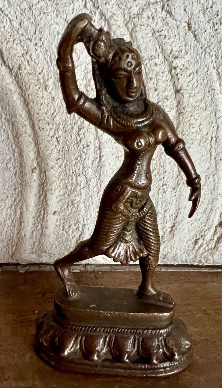 Statuette: 3 Messingfiguren indische Tänzerinnen Set – Usato da Unterseen venduto da bid2buy 2
