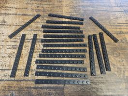 lego 60479 lot de 20 pièces Black Plate 1 x 12