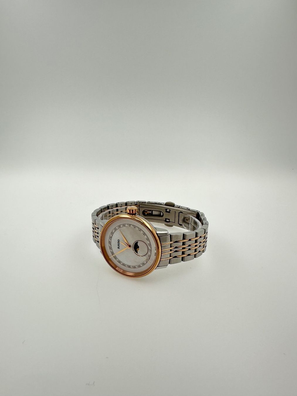 Rado Orologi: Rado Coupole Classic S Moonphase Jubilé – Usato da Bremgarten AG venduto da uhrenshopp 1