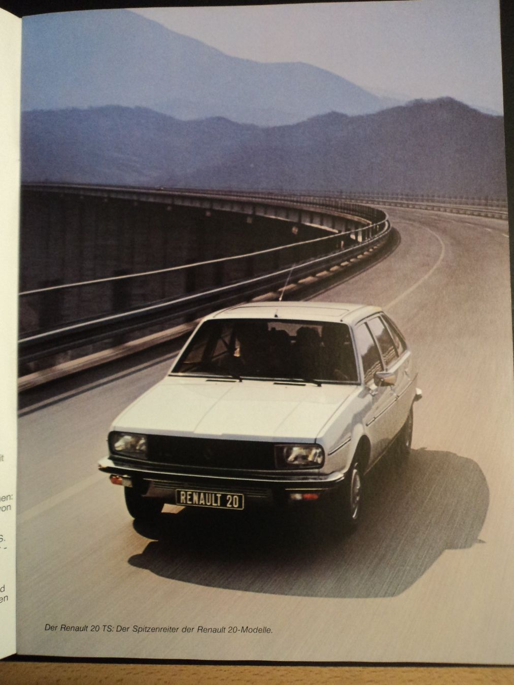 Renault Documenti: Prospekt Renault 20 1979 – Usato da Schwarzenburg venduto da modelCARama 2