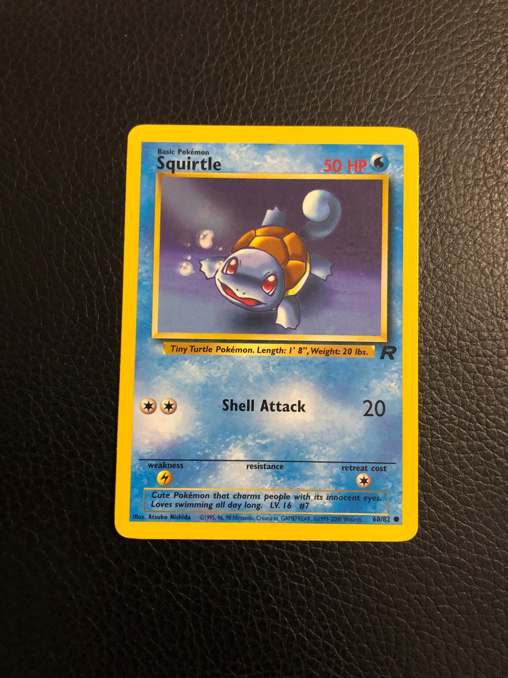 Pokémon Sammelbilder & Trading cards: 2000 Team Rocket Squirtle 68/82 Ab 1 – Gebraucht aus Paradiso von Pkmn10
