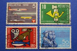 Serie Werbemarken 1959 gestempelt