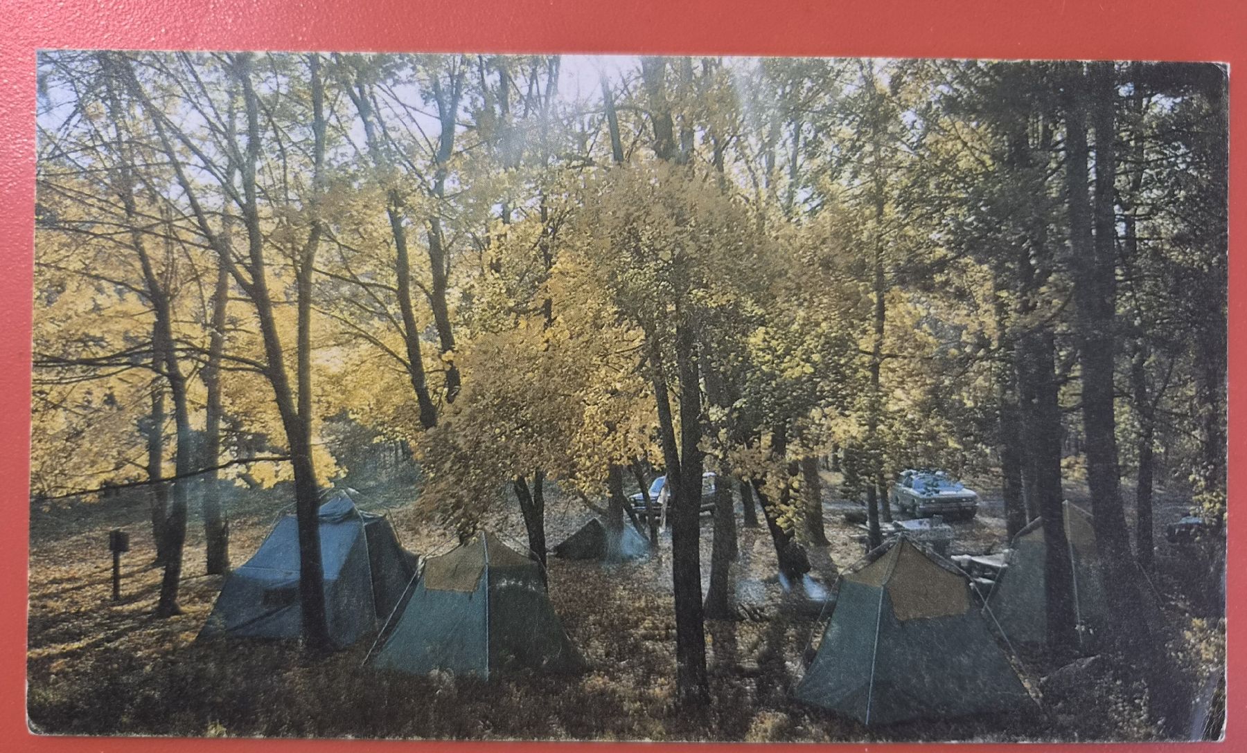 Ansichtskarten: Camping Pennsylvania 1979 – Gebraucht aus Melchnau von Arthurius