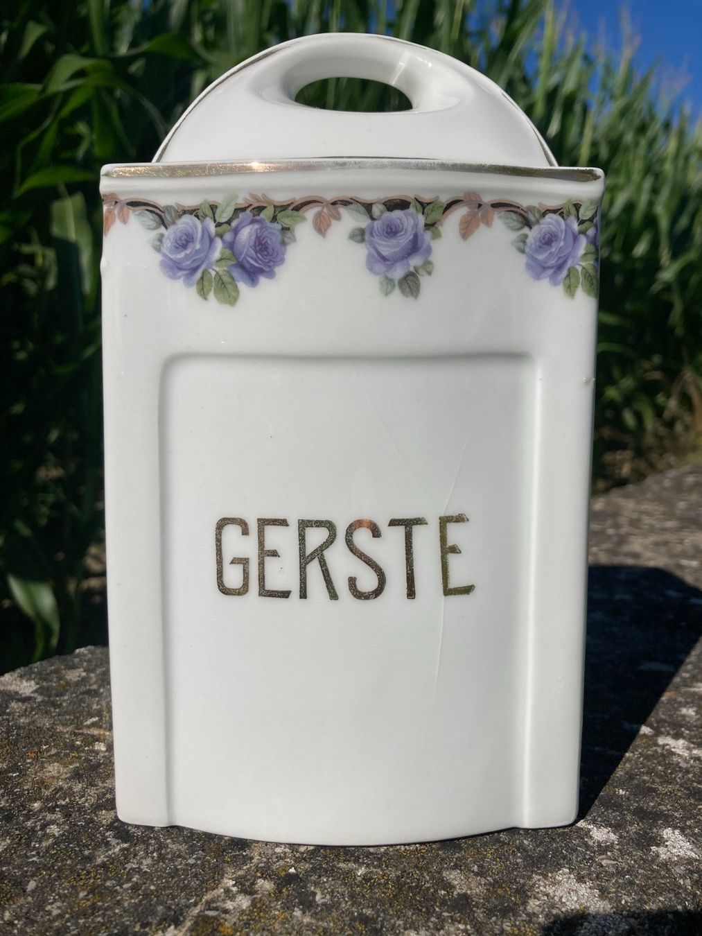 Pentole: ANTIKE  VORRATSDOSE  PORZELLAN  GERSTE – Usato da Subingen venduto da ArtBead 4