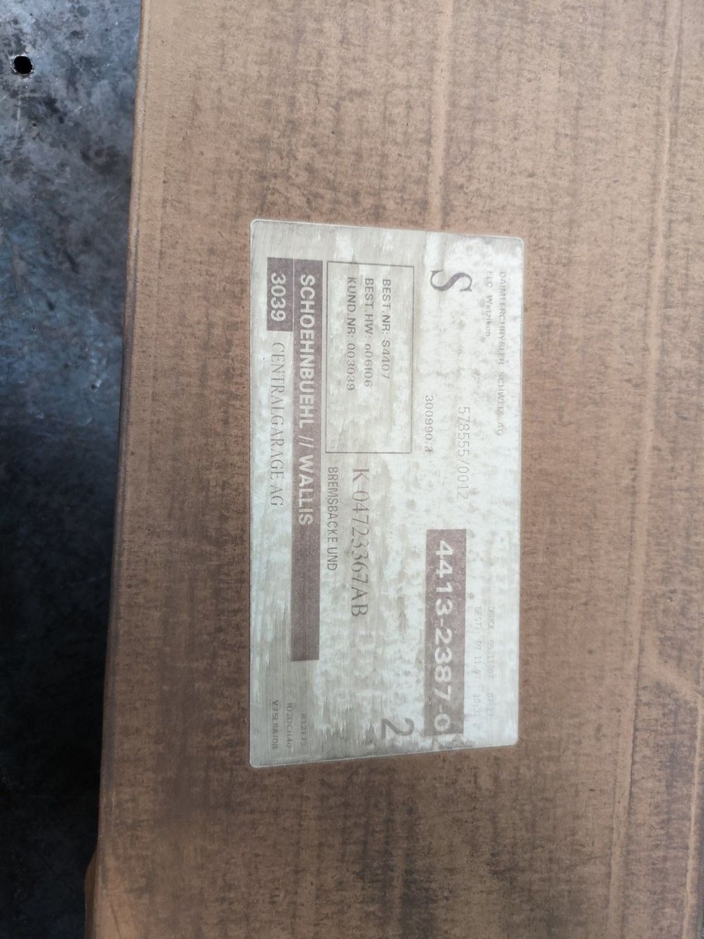 Alle Autoersatzteile: Bremsbacken Jeep K04723367AB – Neu und originalverpackt aus Matten b. Interl von Hardergarage