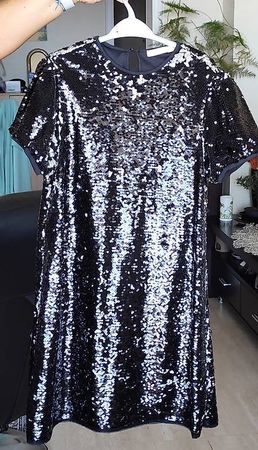 Robe en sequins 