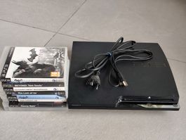 Console Playstation 3 CECH-2504B firmware 4.89 avec 8 jeux