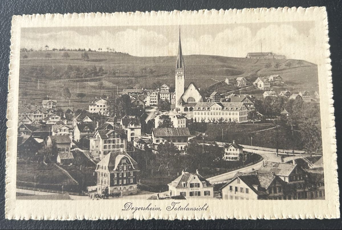 Ansichtskarten: SK Degersheim 1918 – Gebraucht aus Horw von Tellbub