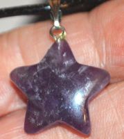 Halskette X-792 – Stern Amethyst 20x20mm