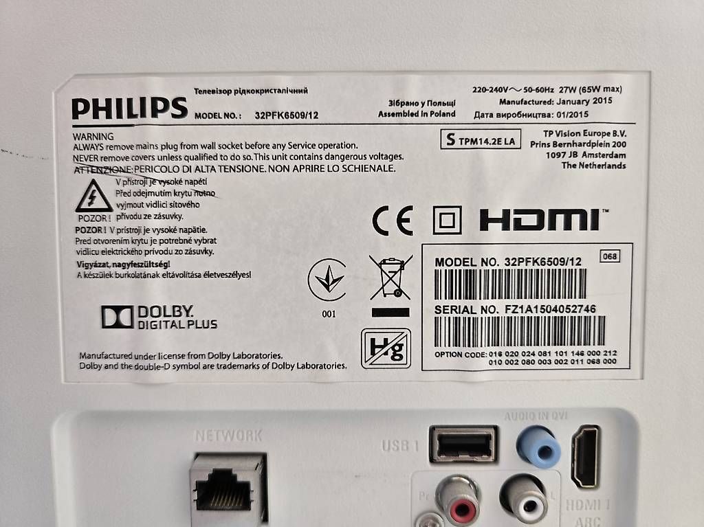 Televisori: TV 32" philips – Usato da La Tour-de-Peilz venduto da Damegud 1