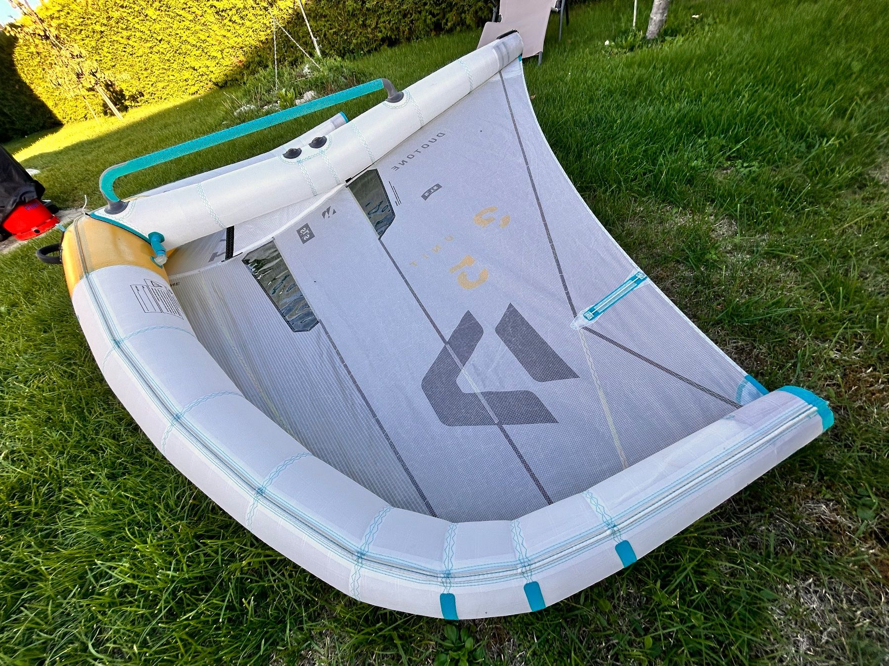 Duotone Surf: Wing - Duotone - Unit - SLS concept blue - Grösse 3.5m2 – Usato da Muntelier venduto da Freerider77 3