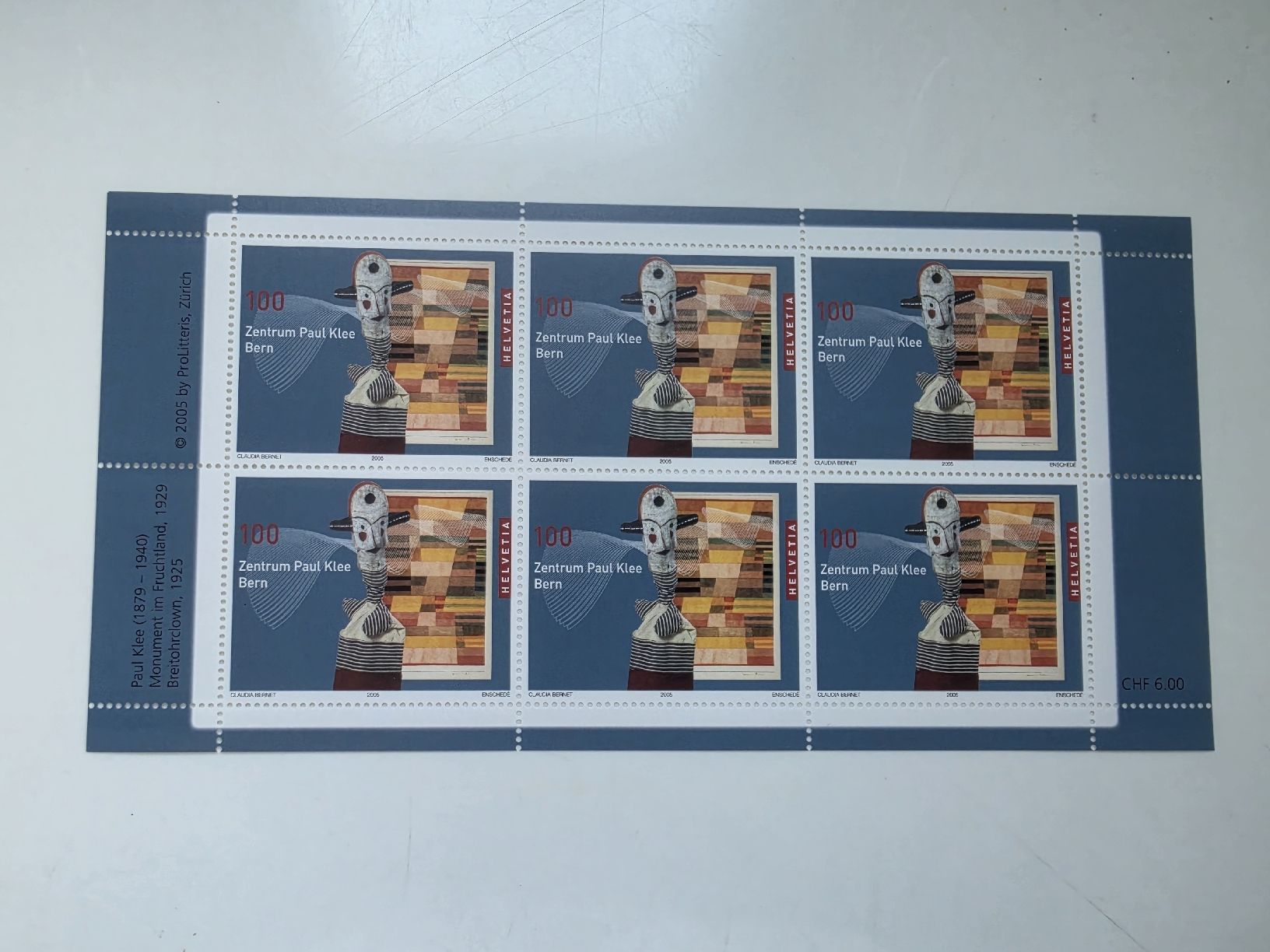 Alle Briefmarken: Paul Klee KB **  – Neu und originalverpackt aus Zürich von ZH-Vintage