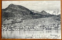 Montreux - Panorama depuis le lac 1906