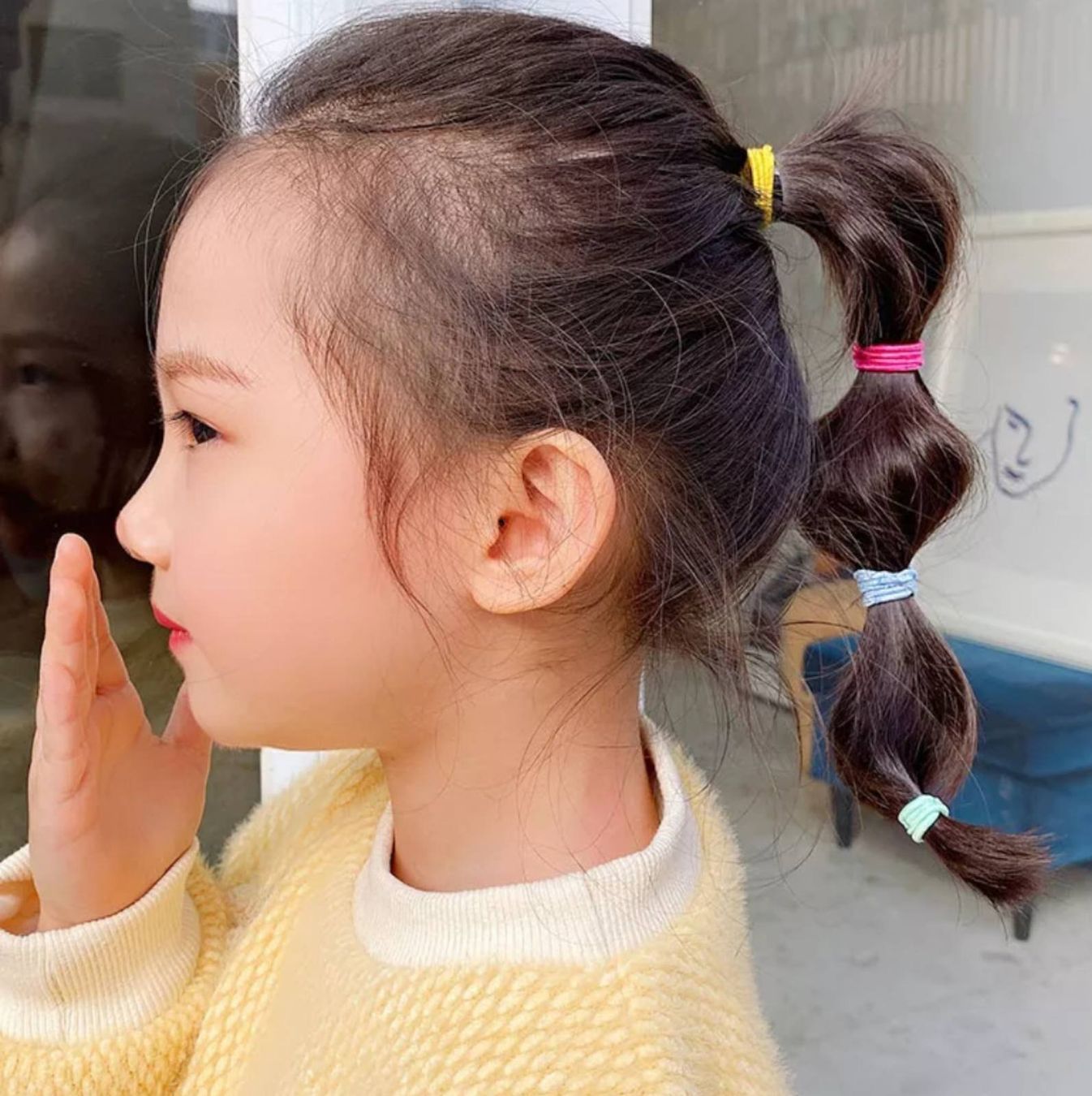 Accessori per capelli: Élastiques à cheveux. 100 pièces. Multicolore – Nuovo e nell'imballaggio originale da Eysins venduto da pro_7lnq 4