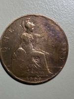 GB - 1 Penny - 1908 - Edouard V||