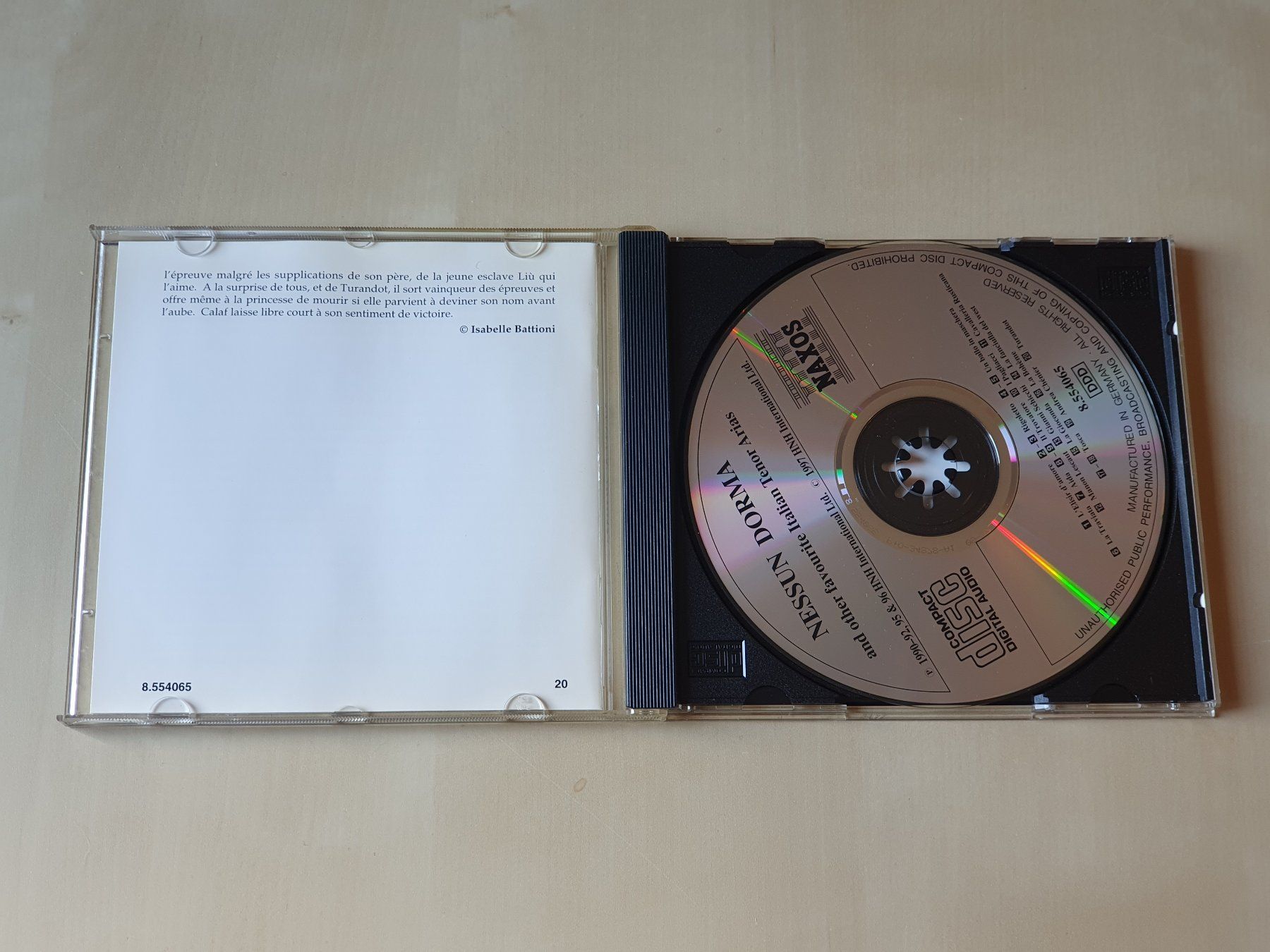 CDs: Nessun Dorma – D'occasion à Stansstad par collectorsshop 2