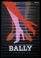 Bally Plakat von Bernard Villemot – 170×120 cm, B+