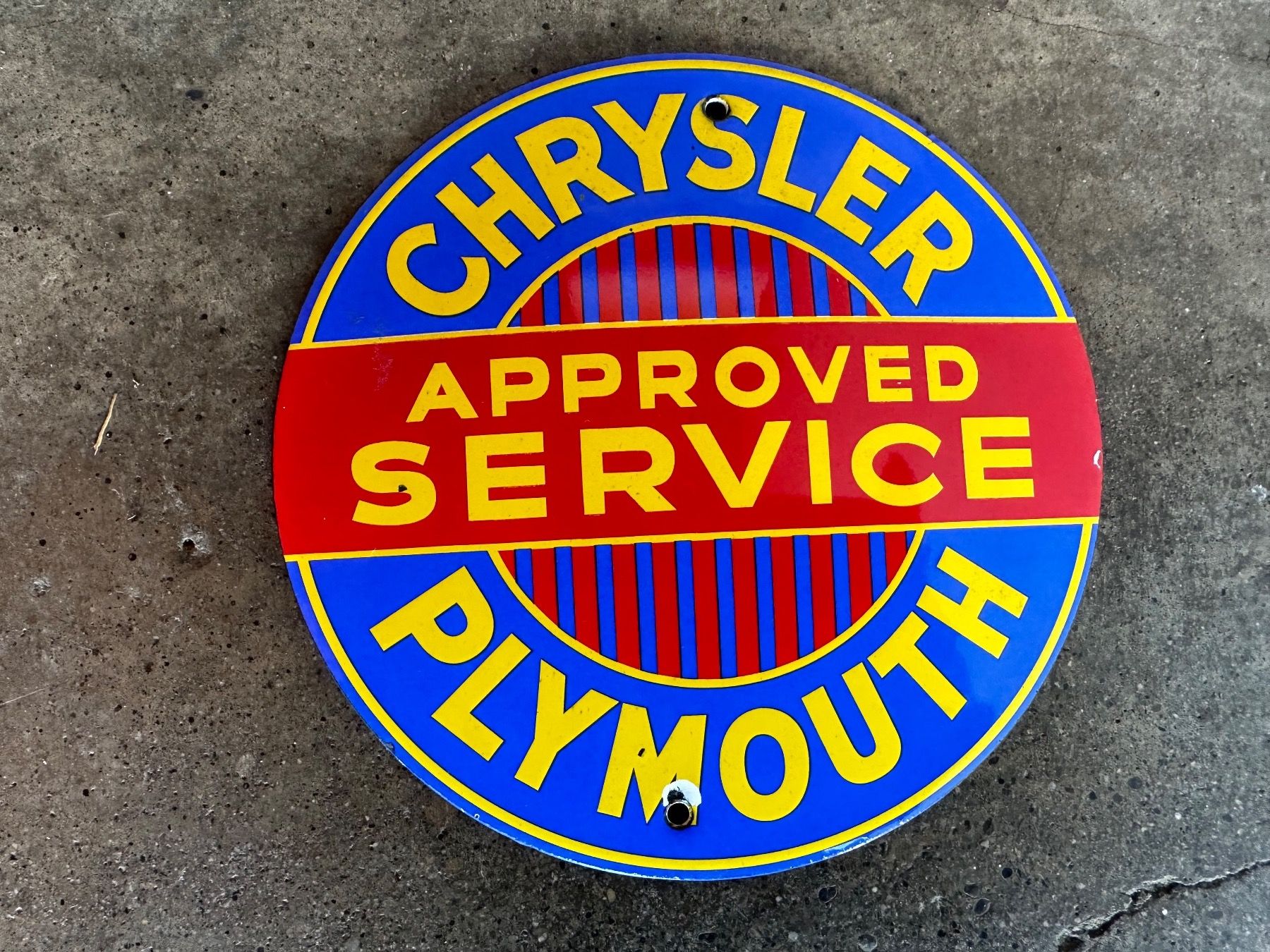Insegne: Chrysler Plymouth Oldtimer classic – Nuovo (secondo la descrizione) da Reinach AG venduto da rares75